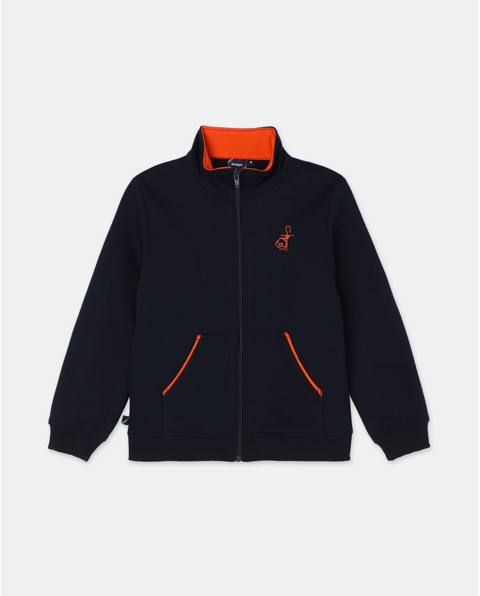 Sweat zippé uniforme scolaire
