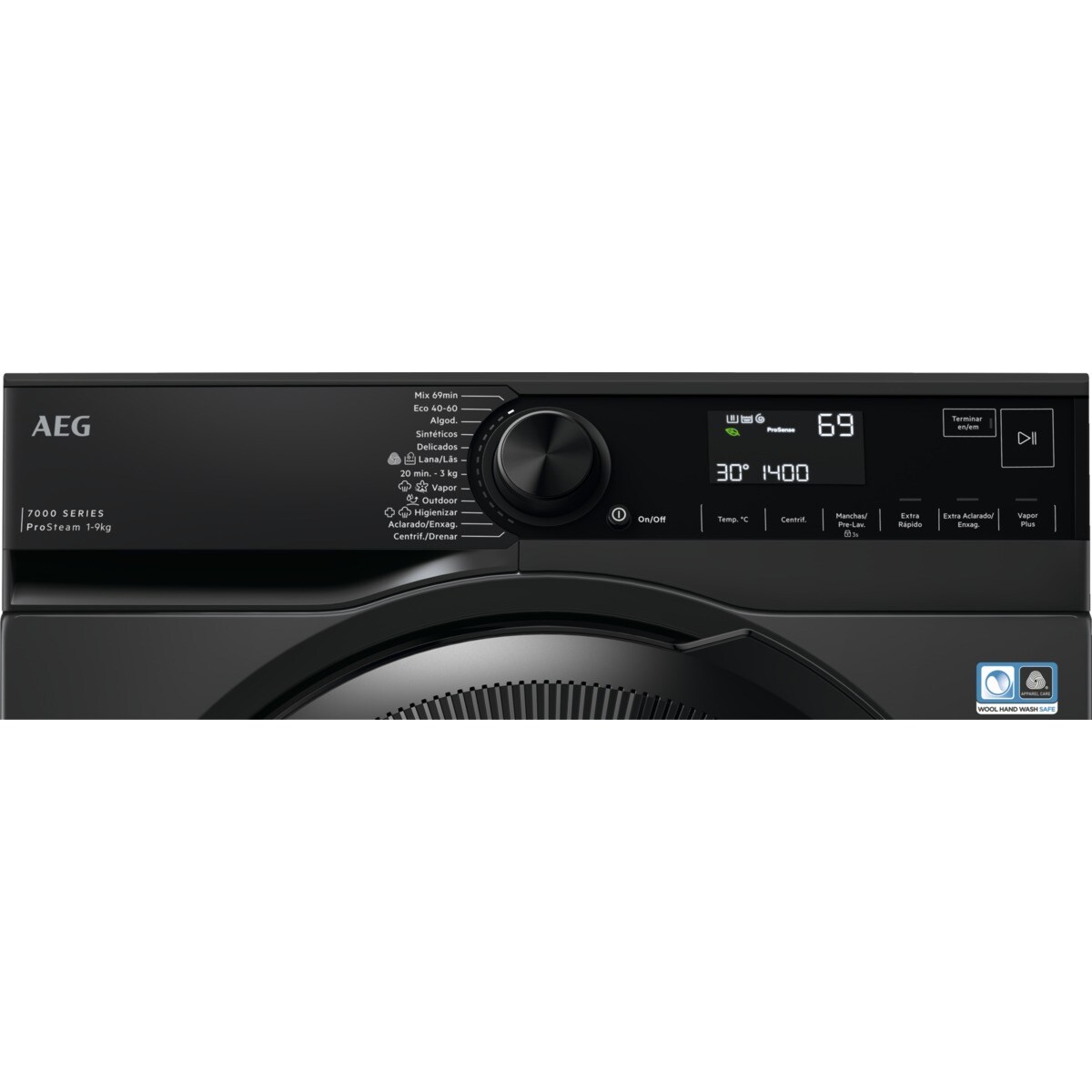 Máquina de Lavar Roupa AEG LFR7394V4B Carga Frontal Motor Inverter de 9 Kg e 1400 rpm - Preto Preto-5