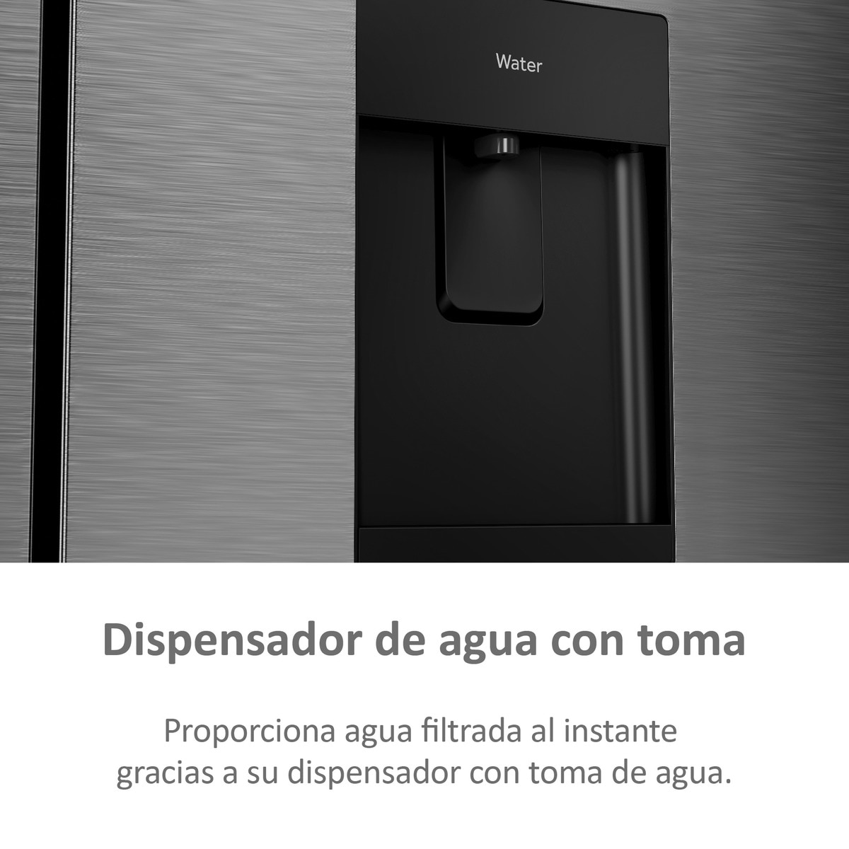 Frigorífico americano Haier 4 puertas, con dispensador Cube 90 Series 5 - HCR5919EHMP Inox-11
