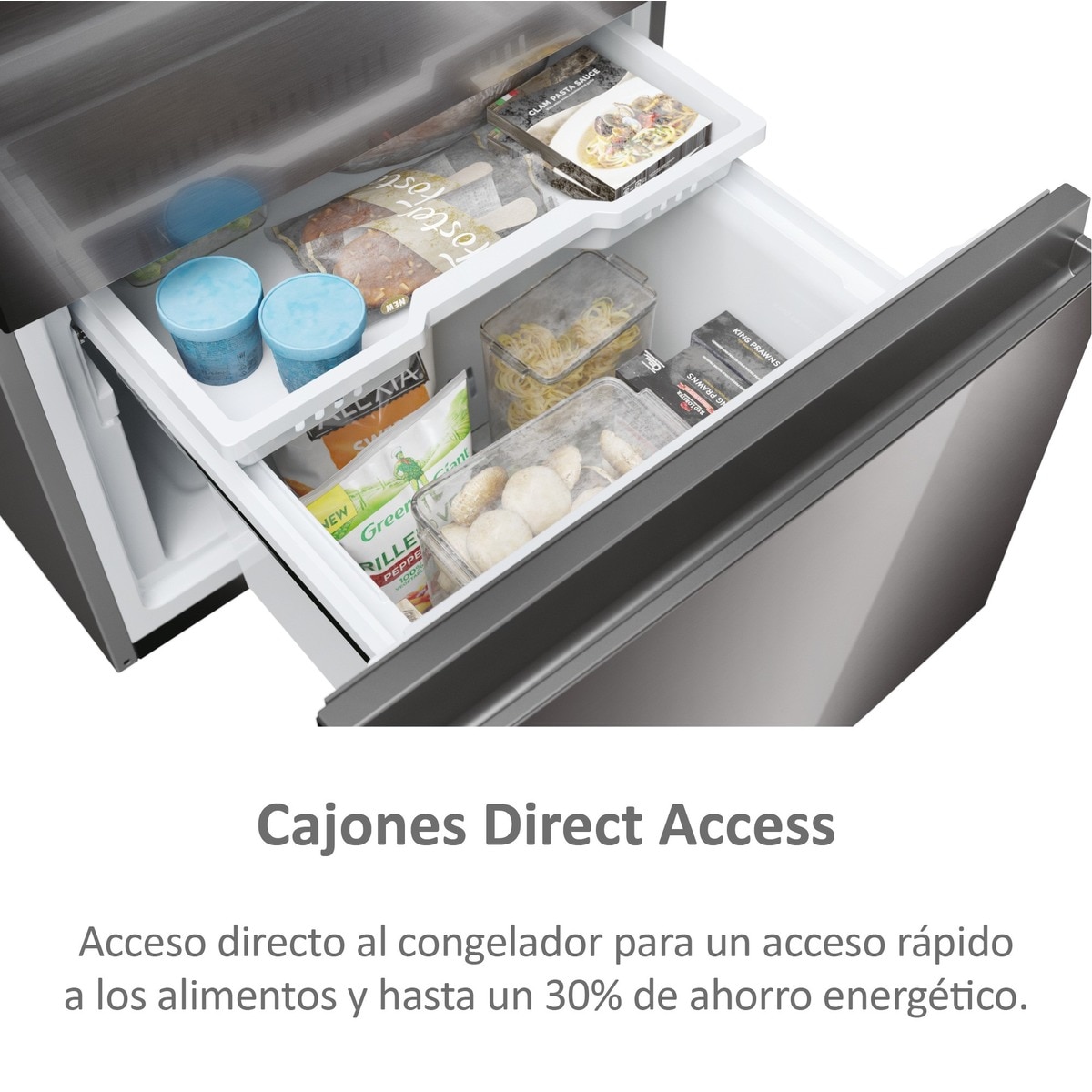 Frigorífico Combinado Haier 3D 60 Series 5 HTW5620CNMP de 3 Portas, No Frost, com Wifi e de 205 cm - Inox Escuro Dark Inox-11