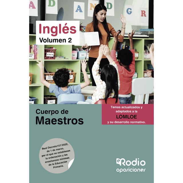 Imagen 0 de Cuerpo de Maestros. Inglés. Volumen 2. LOMLOE  (Tapa blanda)