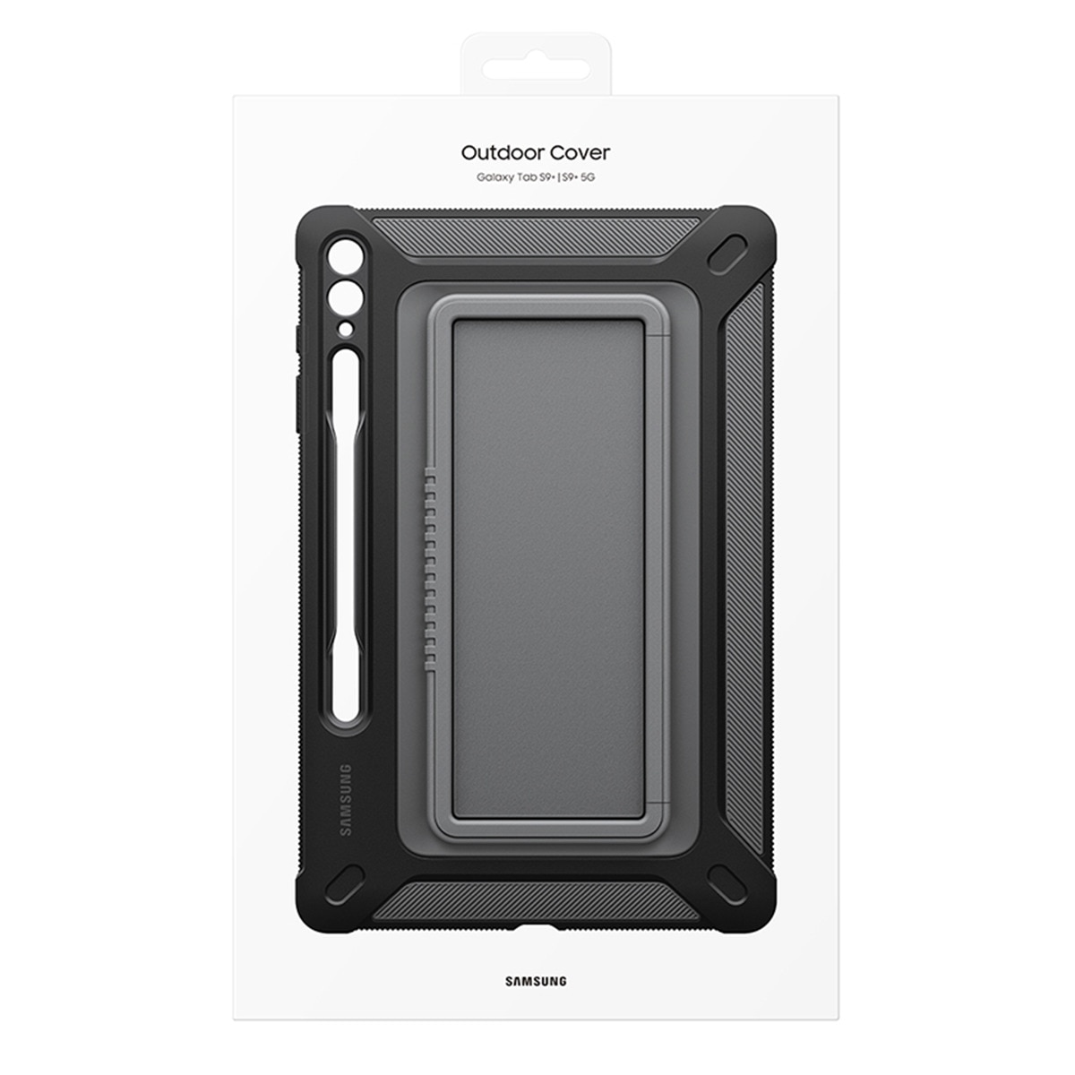 Funda negra Samsung Stand para Galaxy Tab S9+ 3