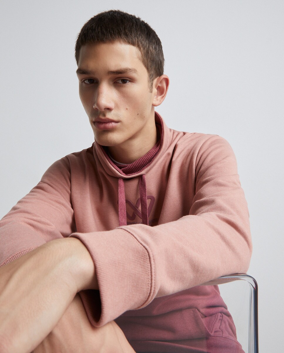 Sweat avec combinaison en fantaisie