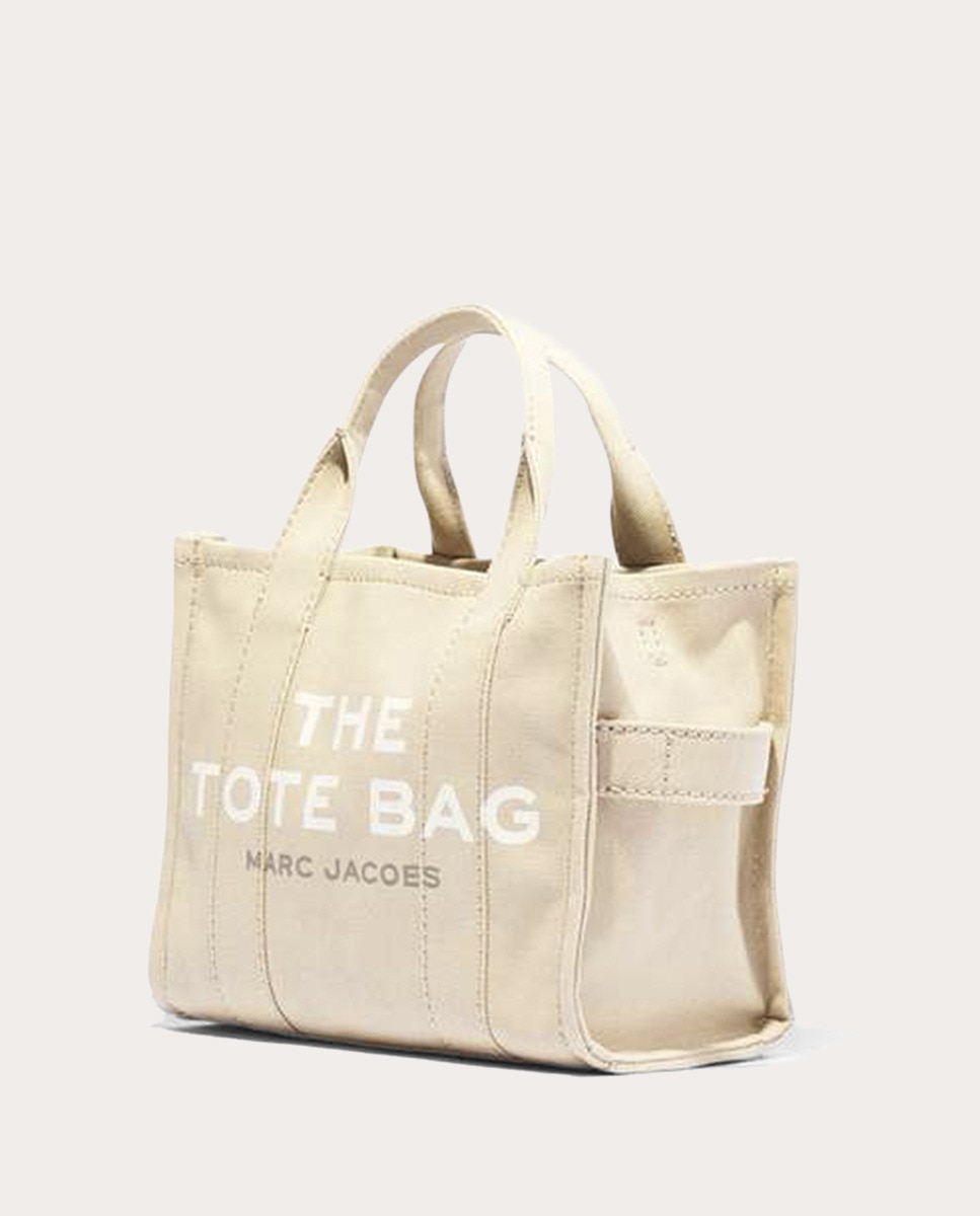 Mala de Mão Small Tote de Tecido Bege-4