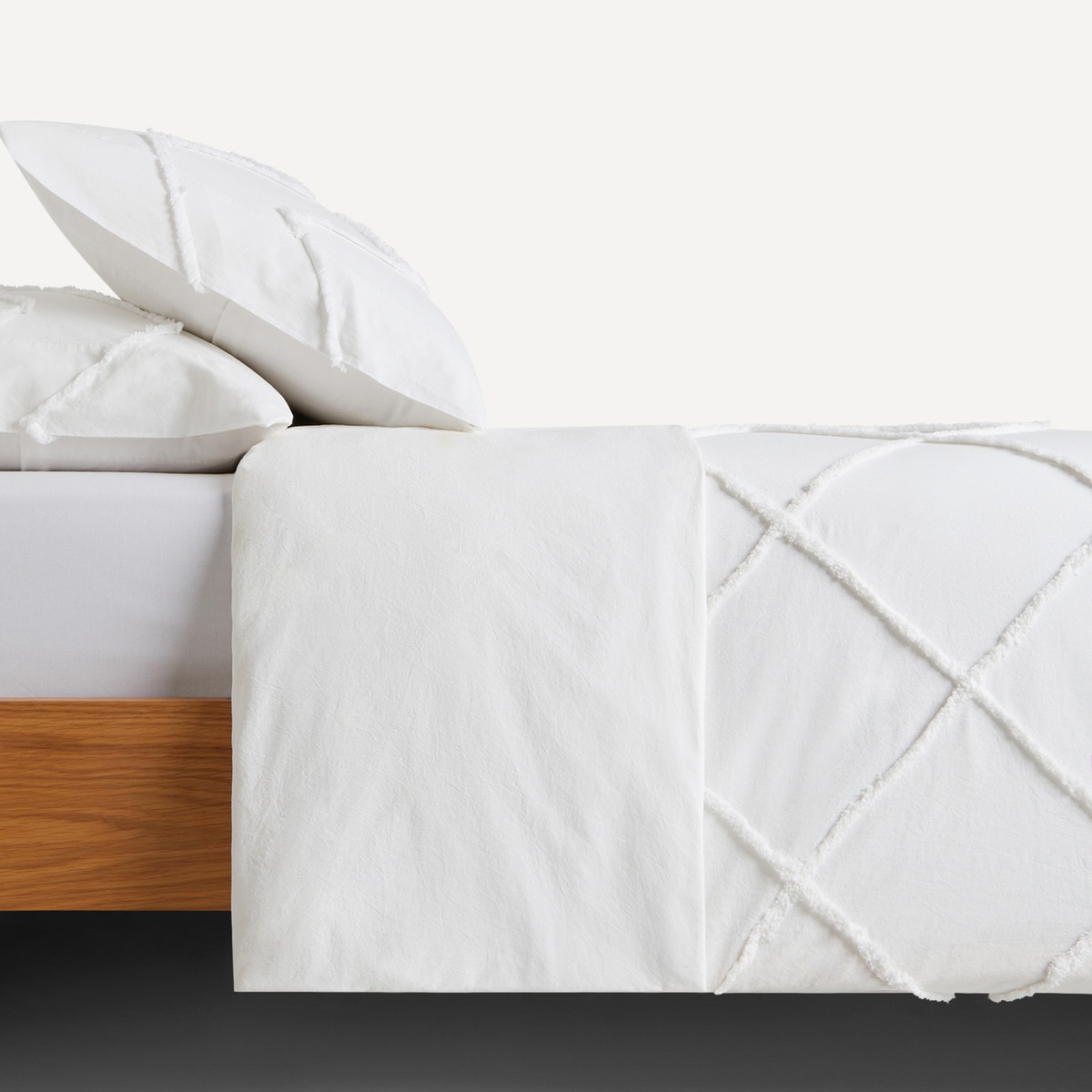 Juego de funda nórdica algodón Spike Basics El Corte Inglés Blanco-3