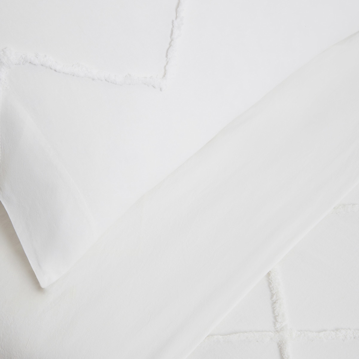 Juego de funda nórdica algodón Spike Basics El Corte Inglés Blanco-2