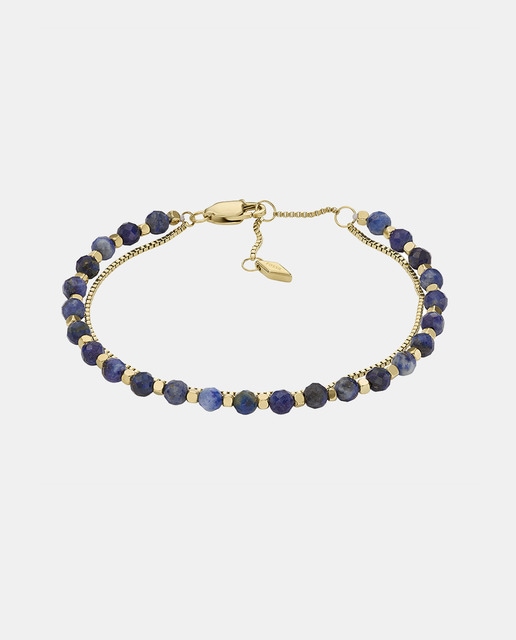 Imagen 0 de Pulsera JF04540710 de acero y lapislázuli