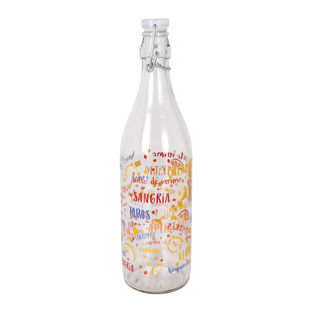 Botella de agua gaseosa Tapas Basics El Corte Inglés Multicolor-1