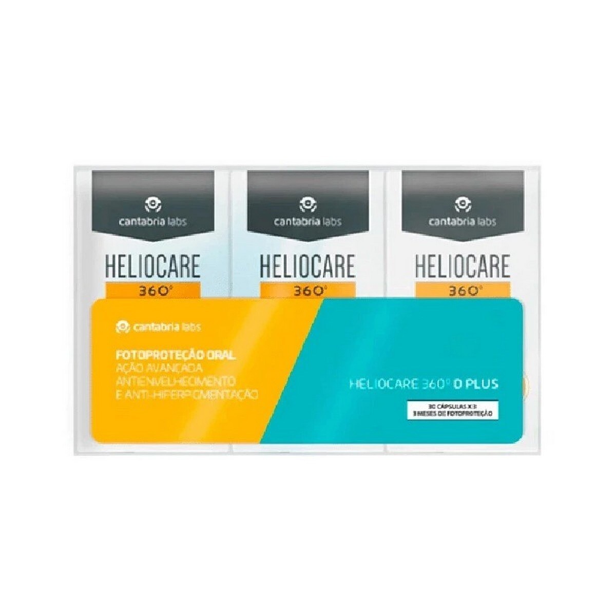 Suplemento Alimentar Fotoproteção Oral 360º D Plus - 3x30 Cápsulas 1