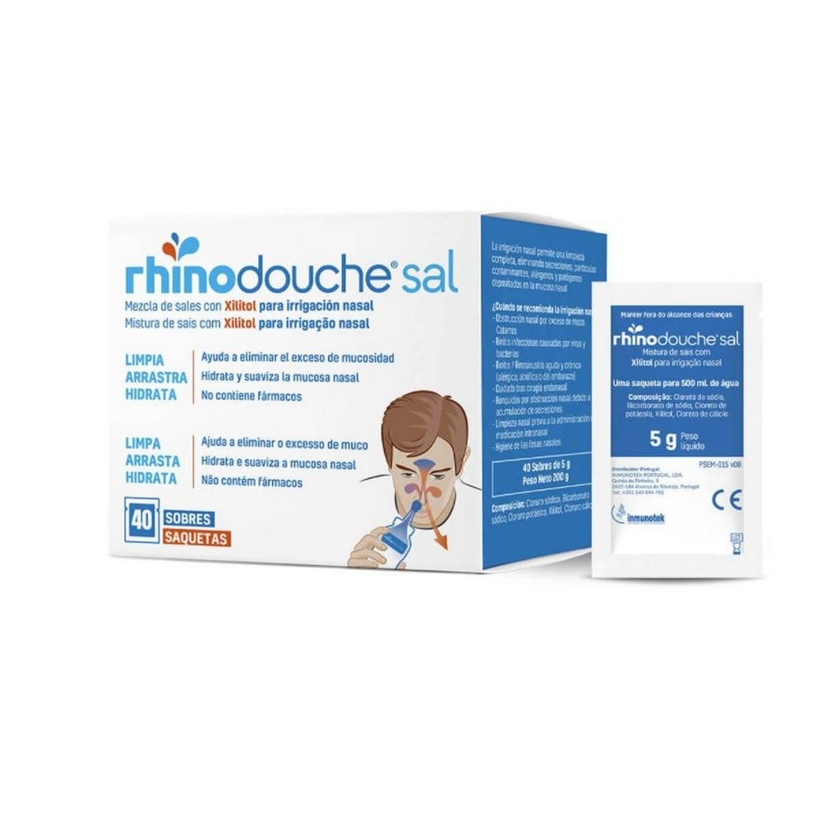 Sal Rhinodouche® - 40 Saquetas 1