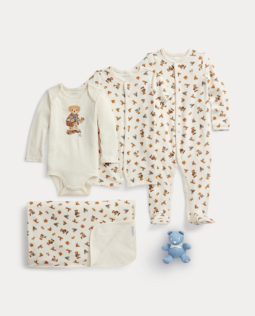 Coffret cadeau 5 pièces avec Polo Bear