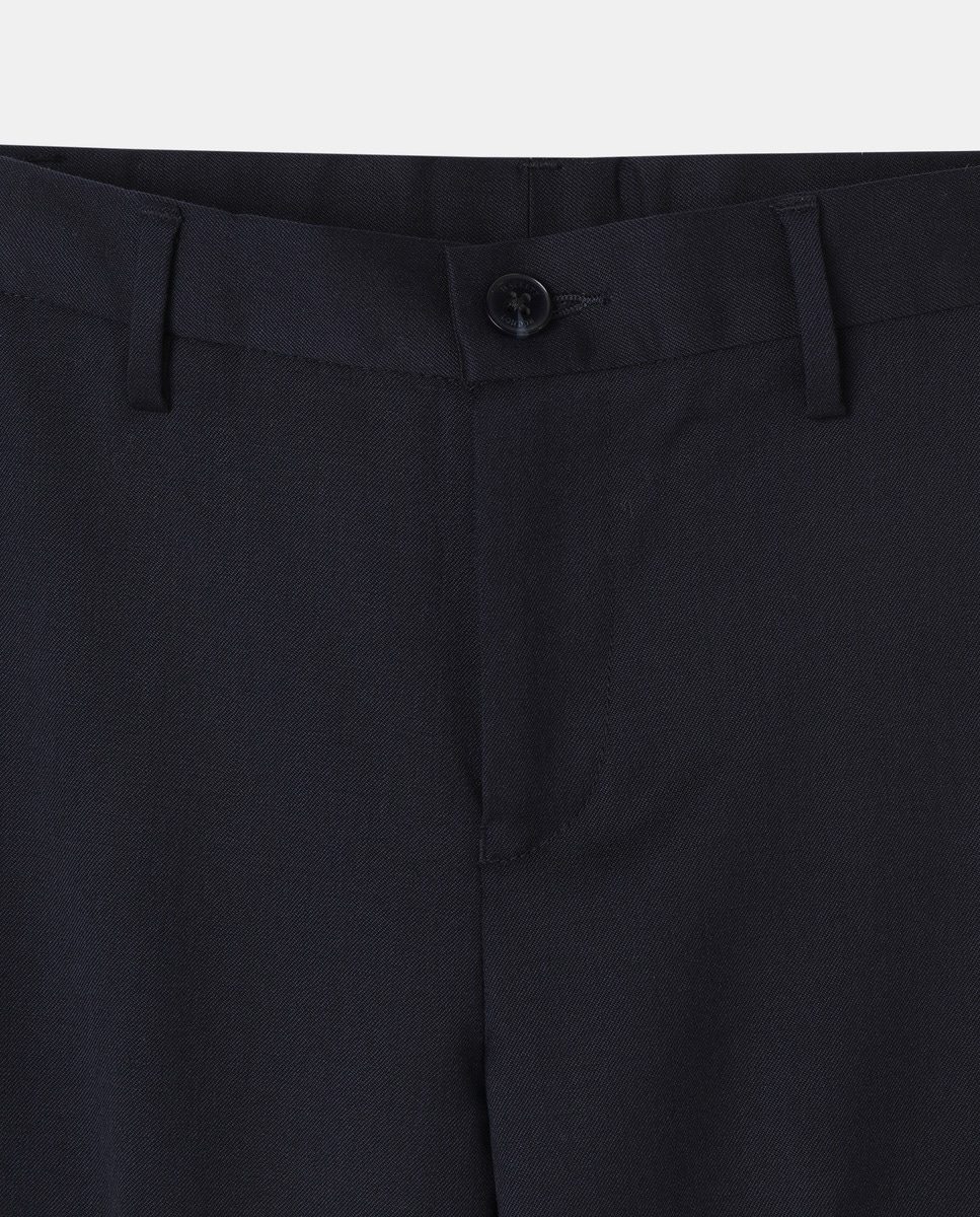 Calças Formais Azul-3