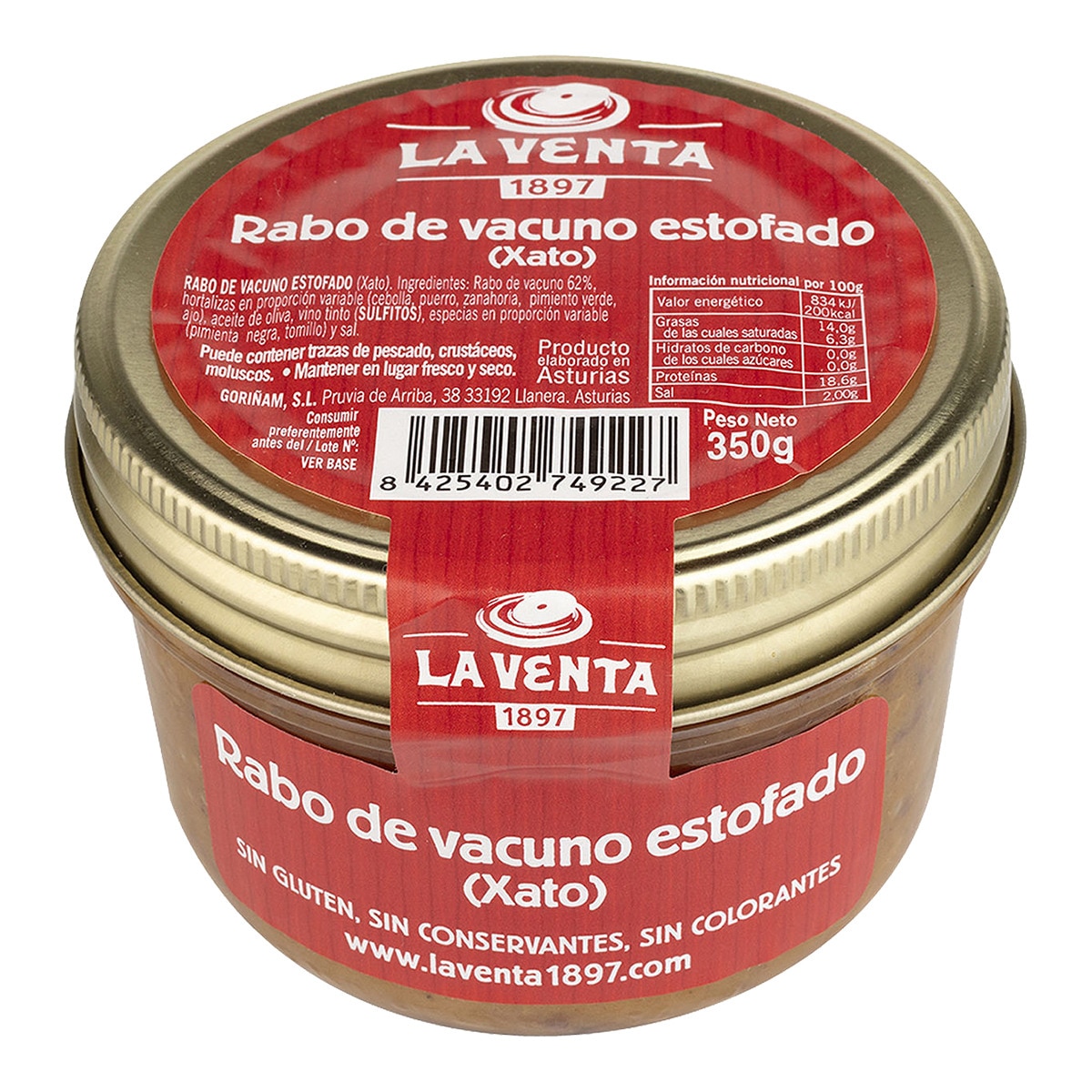 Queue de veau à l'étouffée La Venta 1897