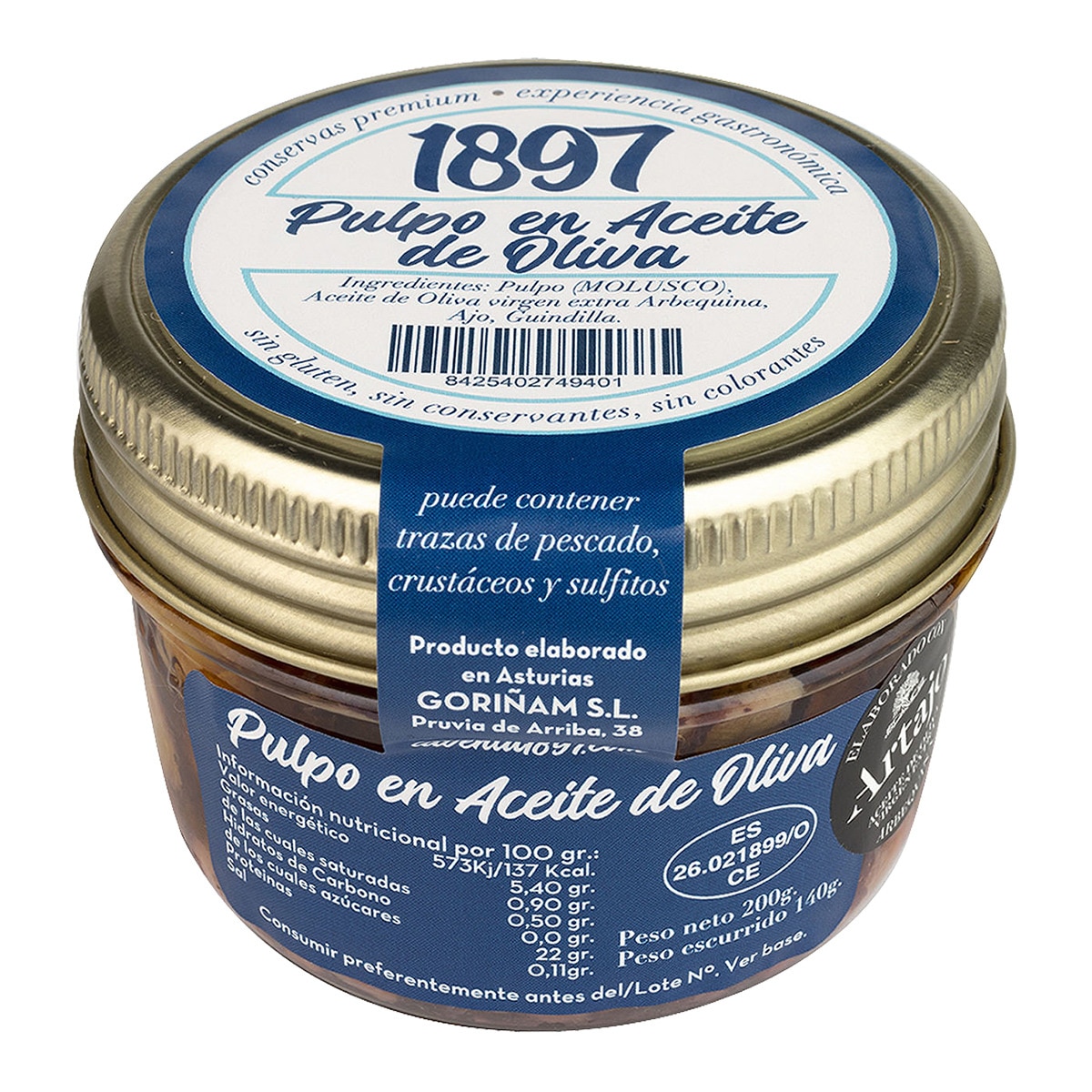 Poulpe à l'huile d'olive, Currimar