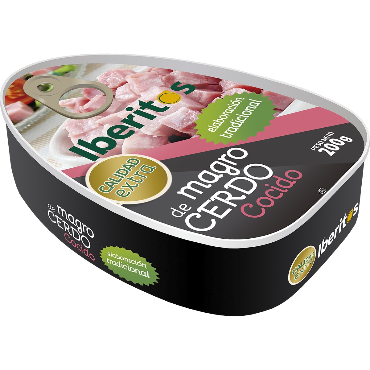 magro de cerdo cocido lata 200 g