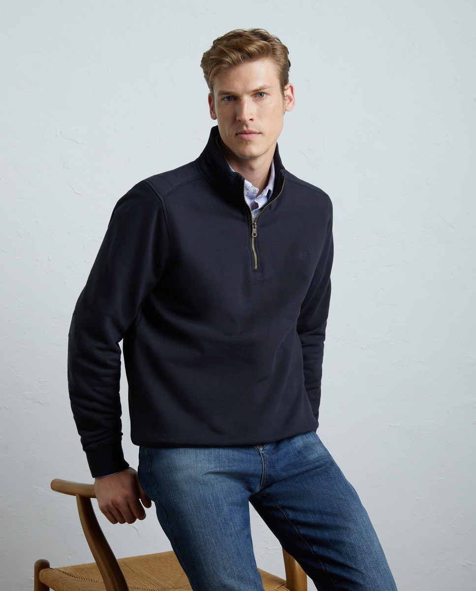 Sweat demizippé combiné en nylon