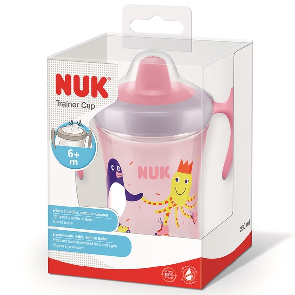 Trainer Cup Minitasse mit weicher Düse +6 Monate Becher 230 ml verschiedene Modelle