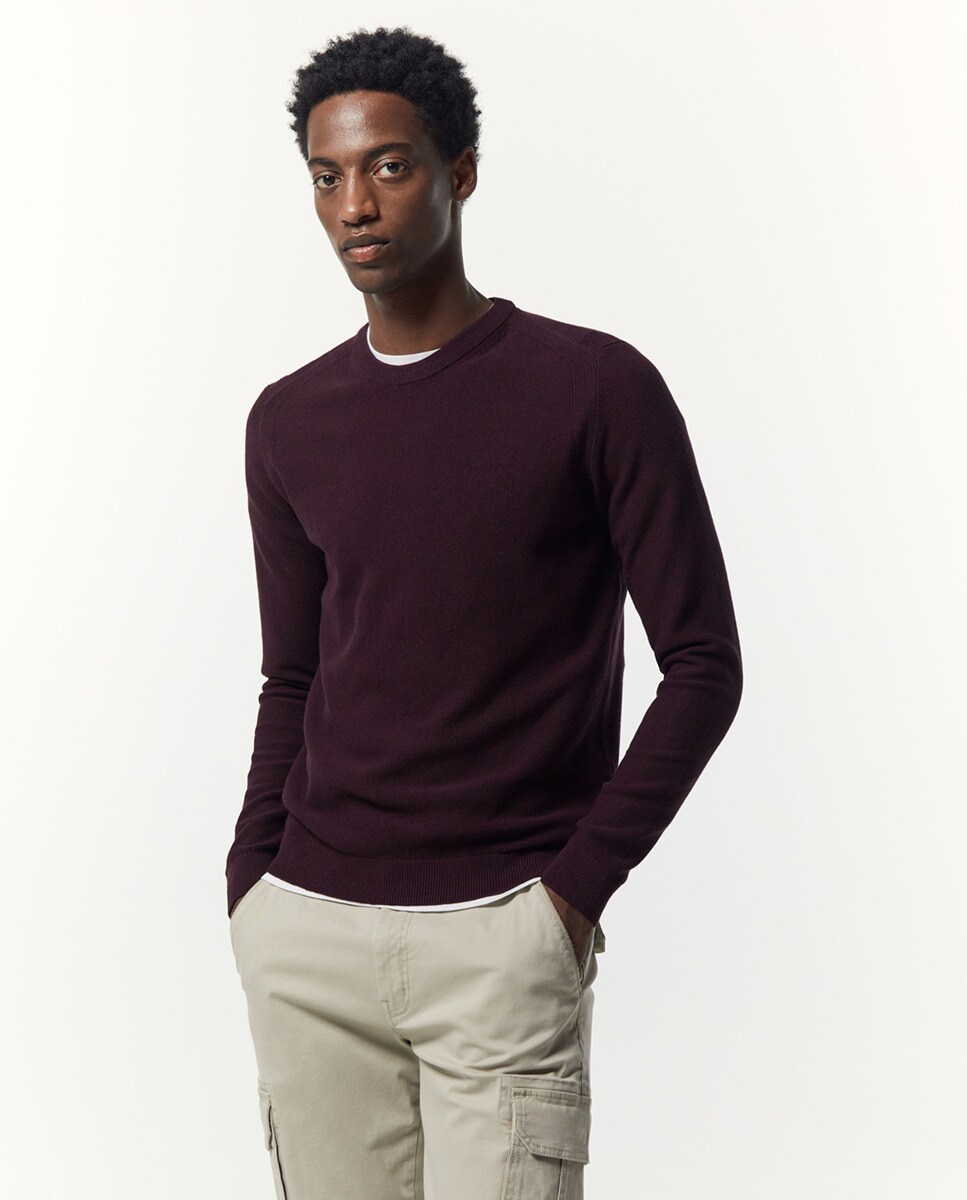 Pull col rond structure