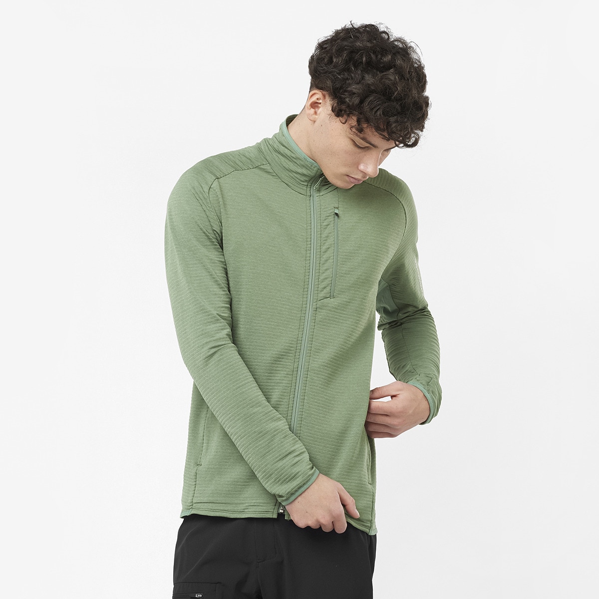 Sweat Essential LTWarm FZ M Salomon