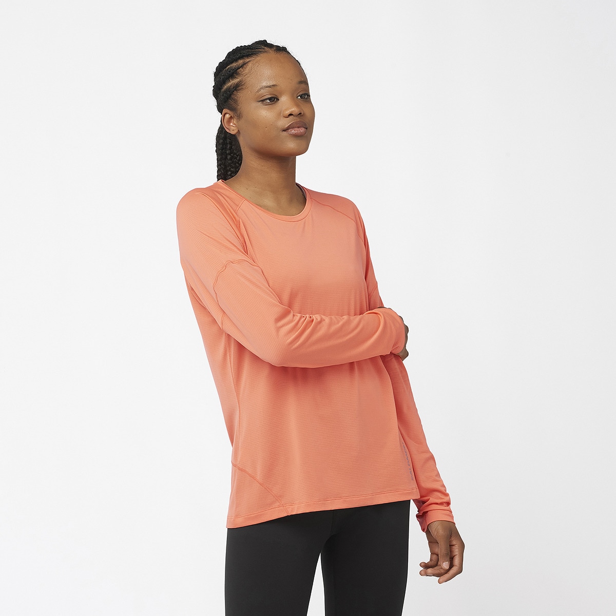 Tshirt Cross Run LS Tee W Salomon