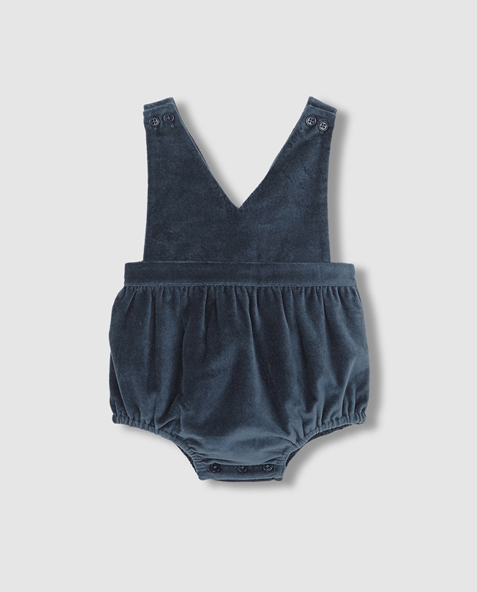 Grenouillère côtelé uni