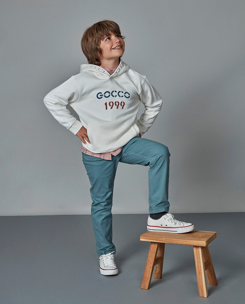 Sweat à capuche avec imprimé