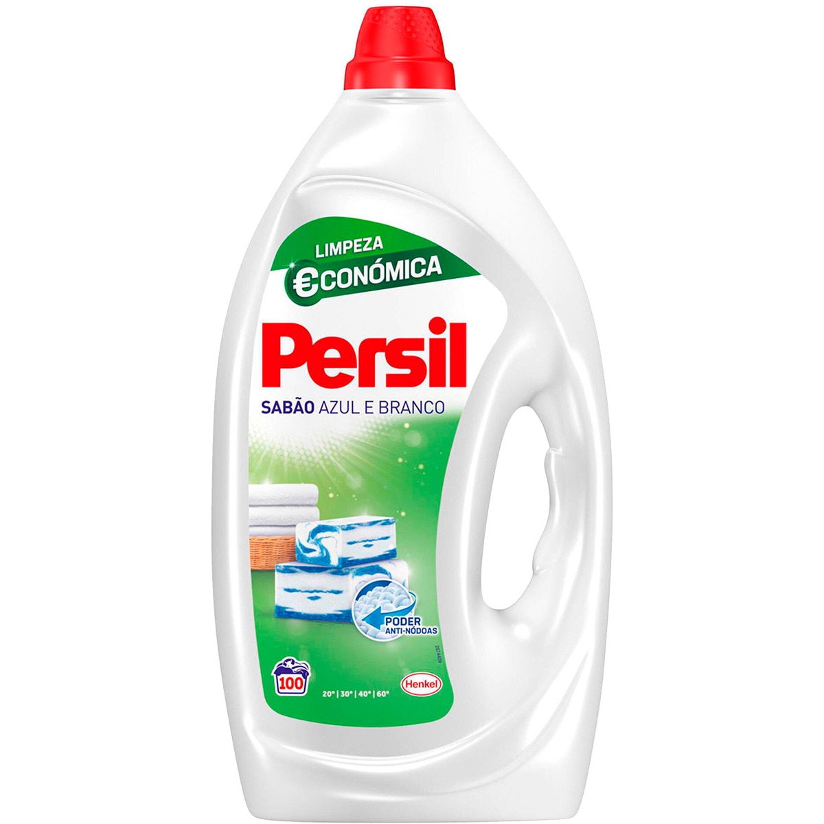 Detergente Máquina Roupa Líquido Sabão Azul e Branco embalagem embalagem