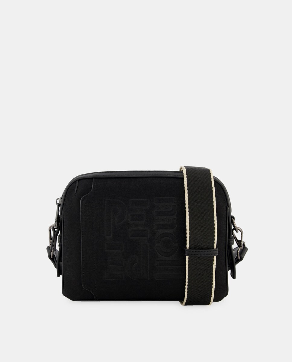 Petit sac à bandoulière avec logo en relief devant