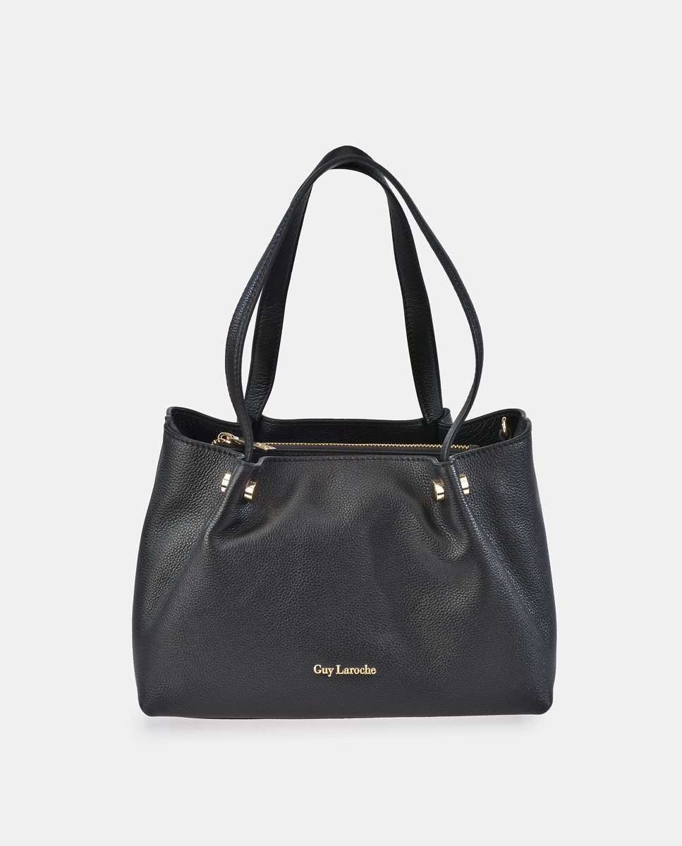 Sac à main avec anse double et bandoulière