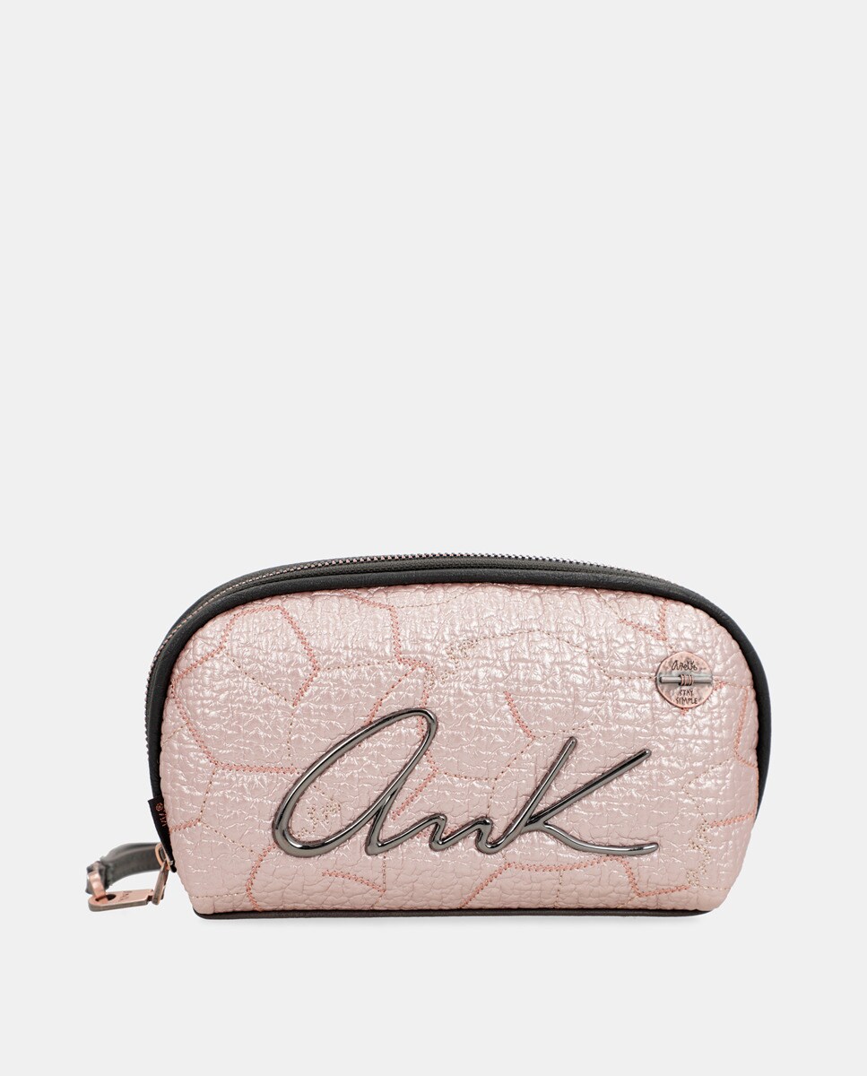 Grande pochette matelassée zippée avec petite anse