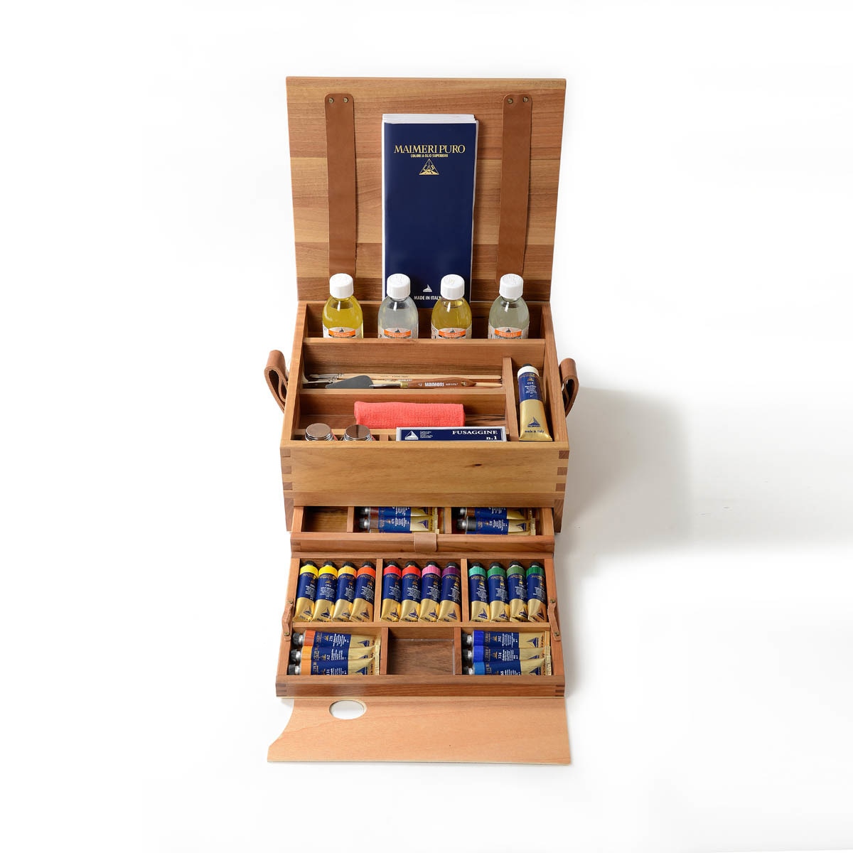 Imagem 0 de Cofre de Madeira de Nogueira Italiana de 34 Cores Sortidas Puro