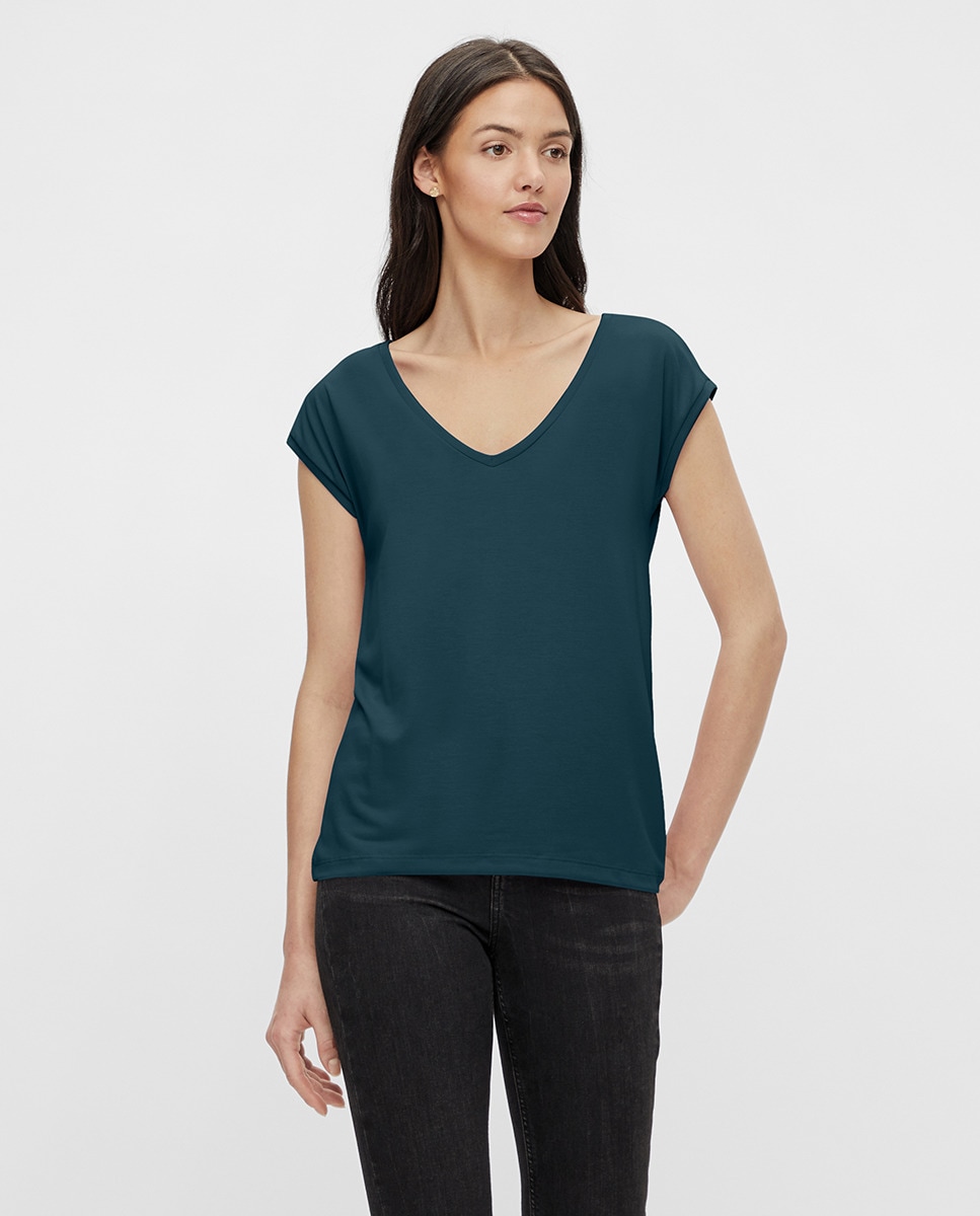 Tshirt basique modal manches courtes