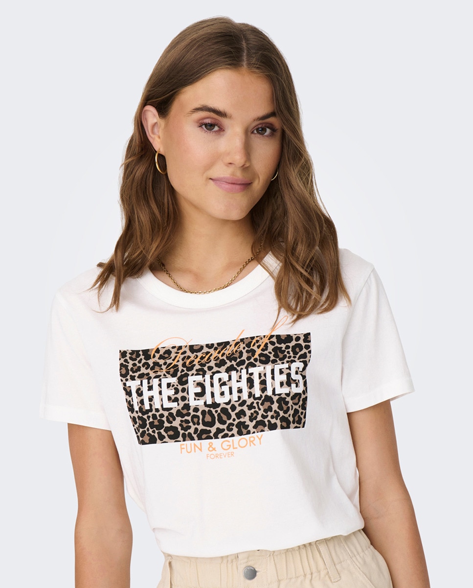 Tshirt avec motif sur le devant