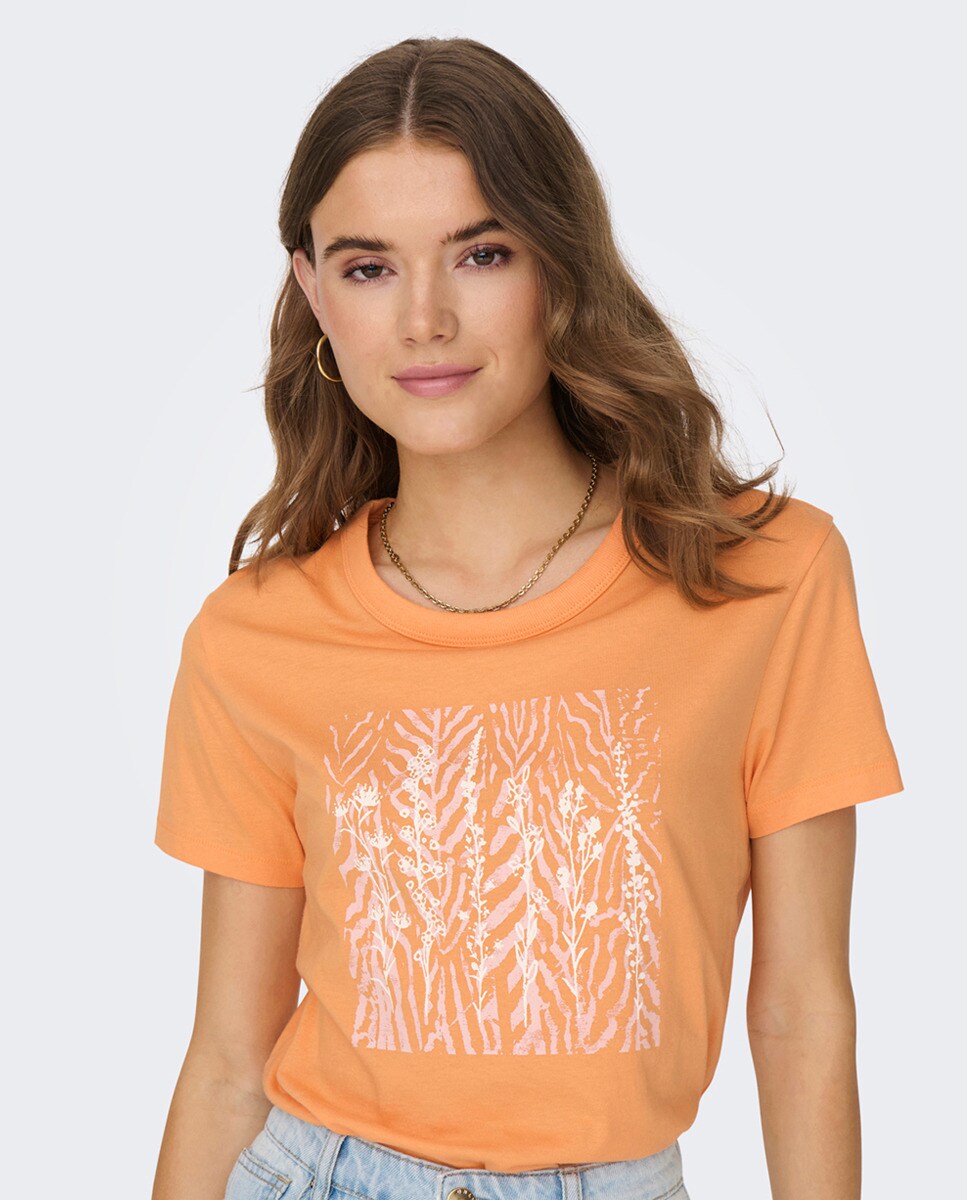 Tshirt avec motif sur le devant