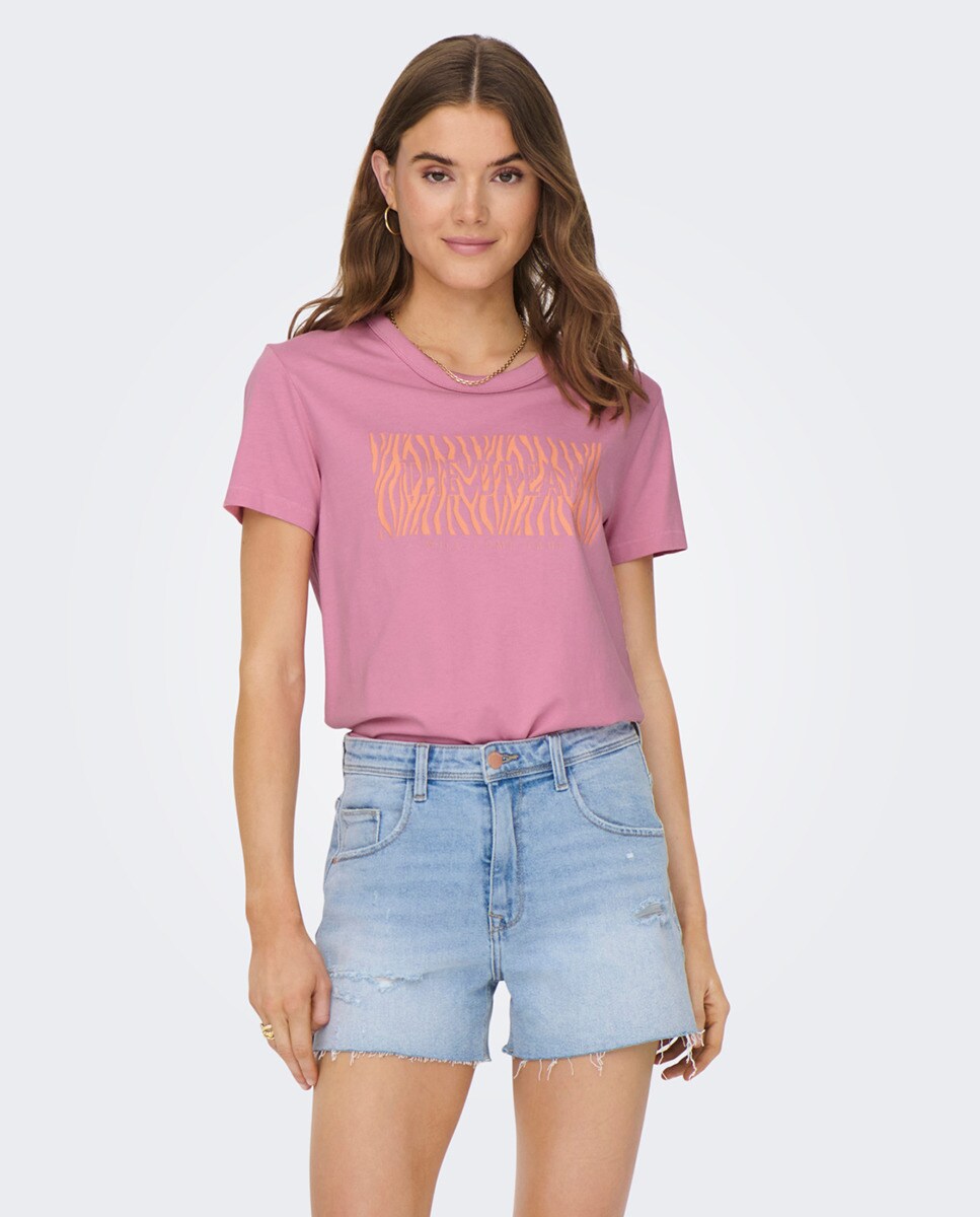 Tshirt avec motif sur le devant