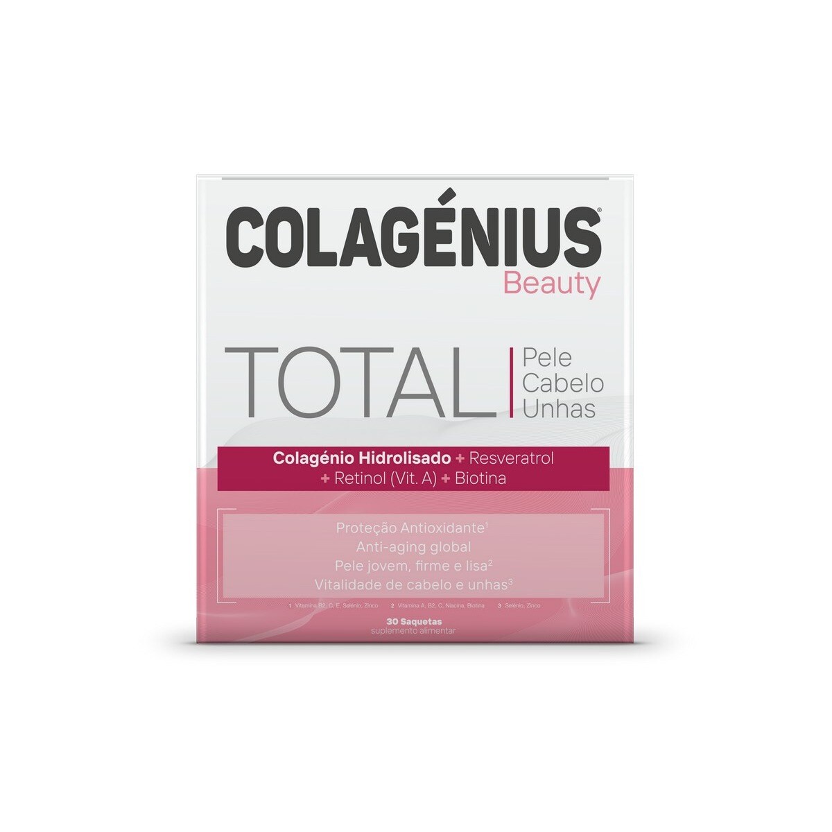 Imagem 0 de Suplemento Alimentar Colagénius Beauty Total - 30 Saquetas