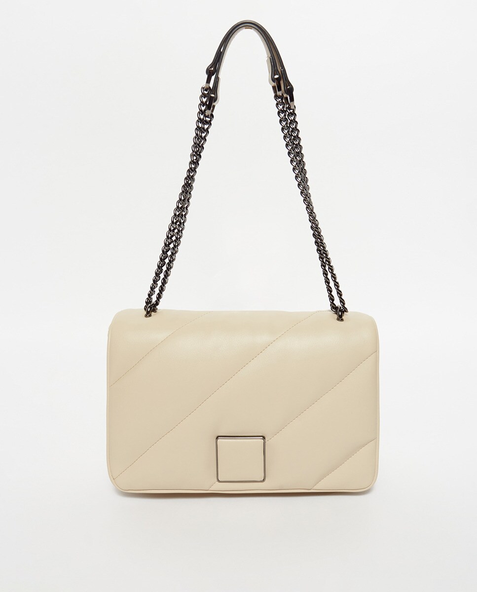 Sac porté croisé matelassé incliné