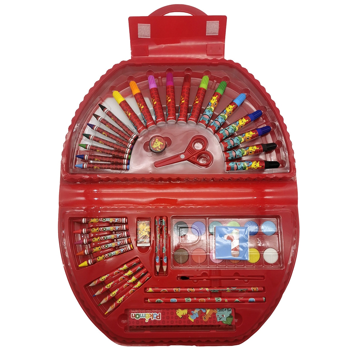 Set de actividades de 46 piezas Pokemon CyP Brands rojo multicolor Rojo-2