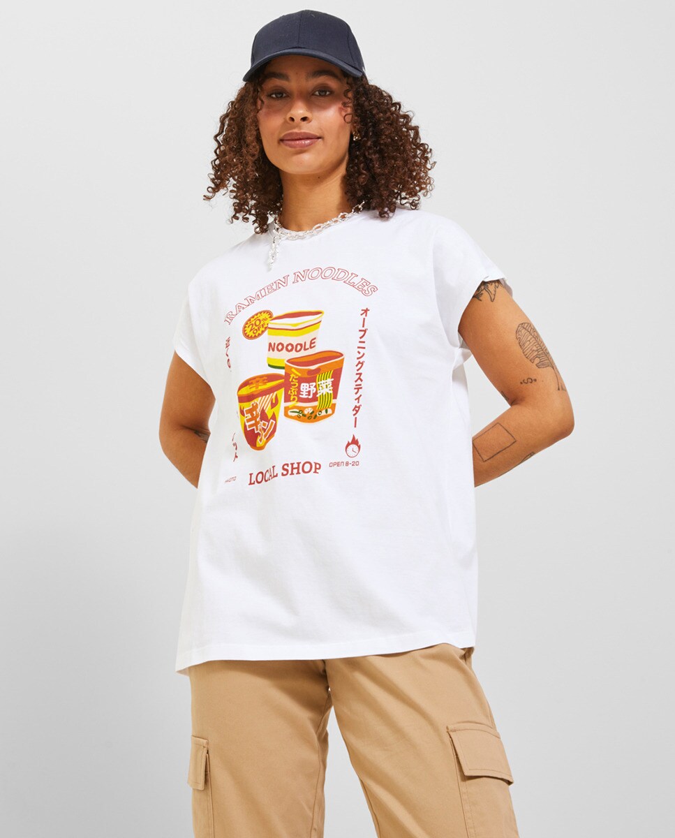 Tshirt imprimé à manches courtes