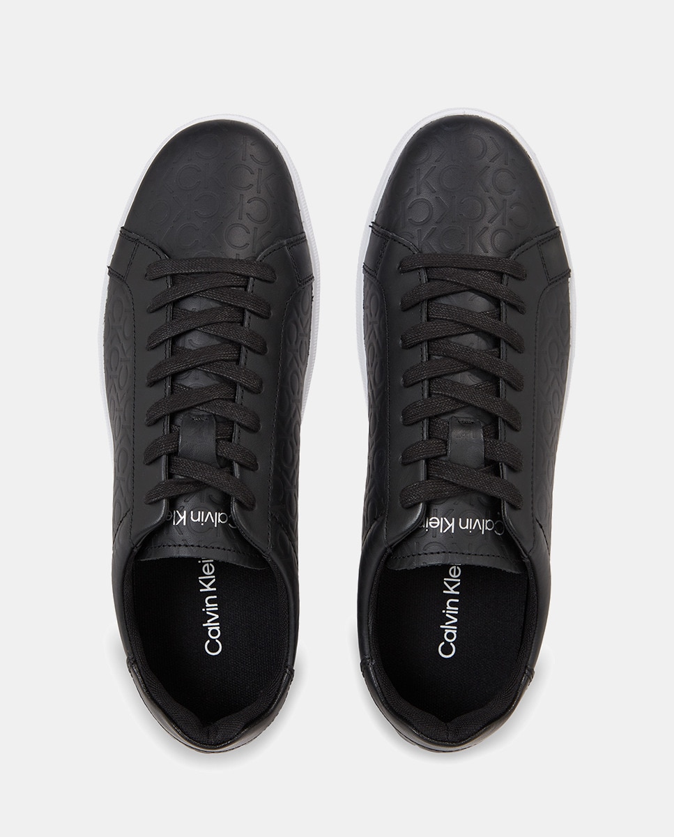Zapatillas Calvin Klein Hombre Negro Zapatillas De Hombre En Piel