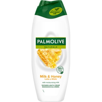 Gel de Banho Leite e Mel embalagem 500 ml - Palmolive Naturals