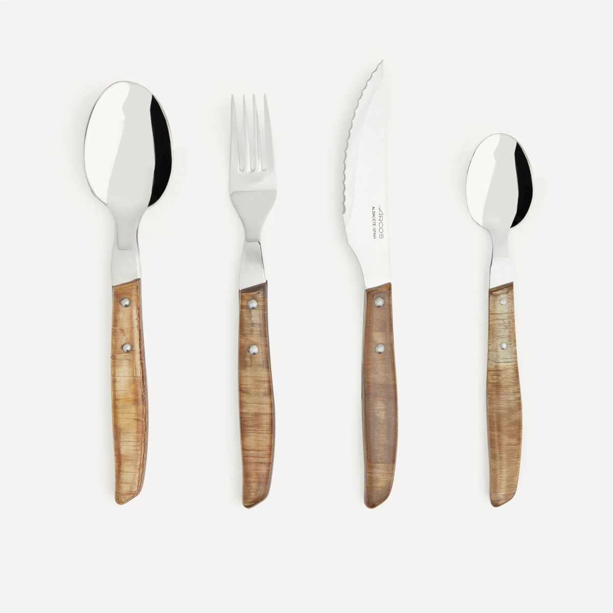 Couverts Réutilisables En Bambou – Set De 16 Pièces Inox Avec Pochette, Alternative écologique Au Plastique