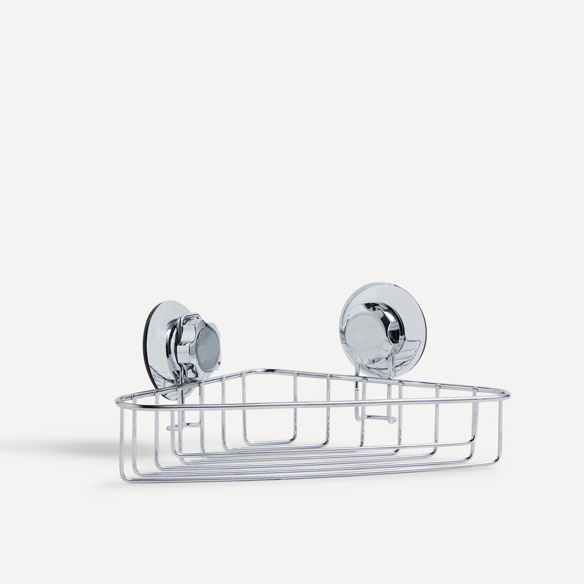 Saboneteira de grelha de canto Milos Cromo-1