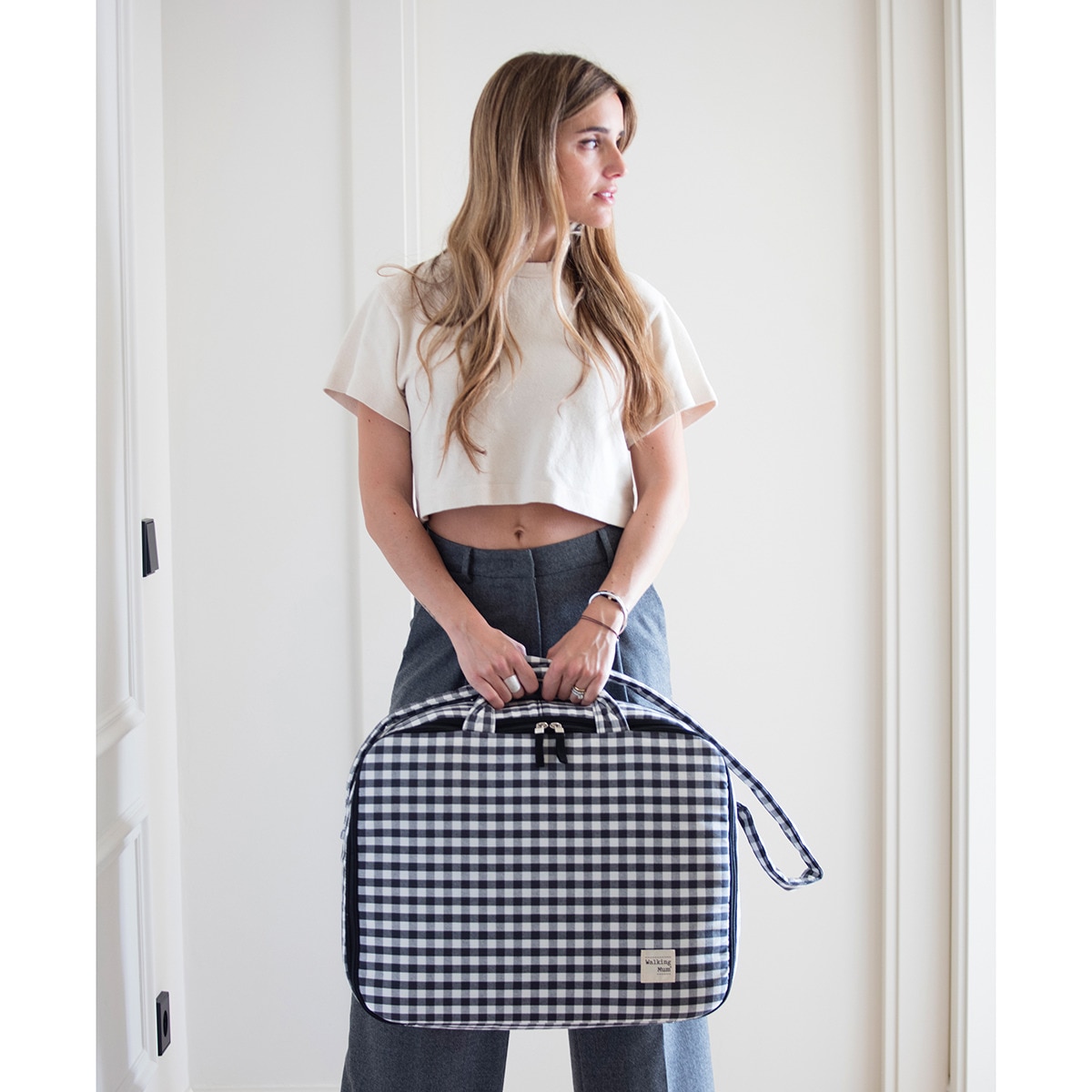 Walking Mum Beauty Case Remy - Nero, 21x9x15 Cm, In Poliestere E Cotone, Per Prodotti Toeletta, Lavabile - Foto 3