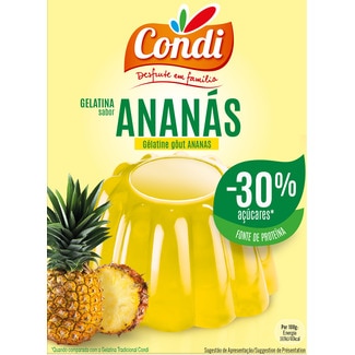 Gelatina de Ananás -30% embalagem 114 g - Condi