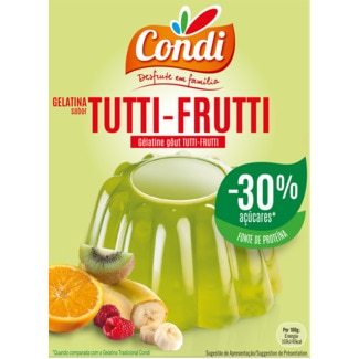Gelatina Tutti-Futti -30% embalagem 114 g - Condi