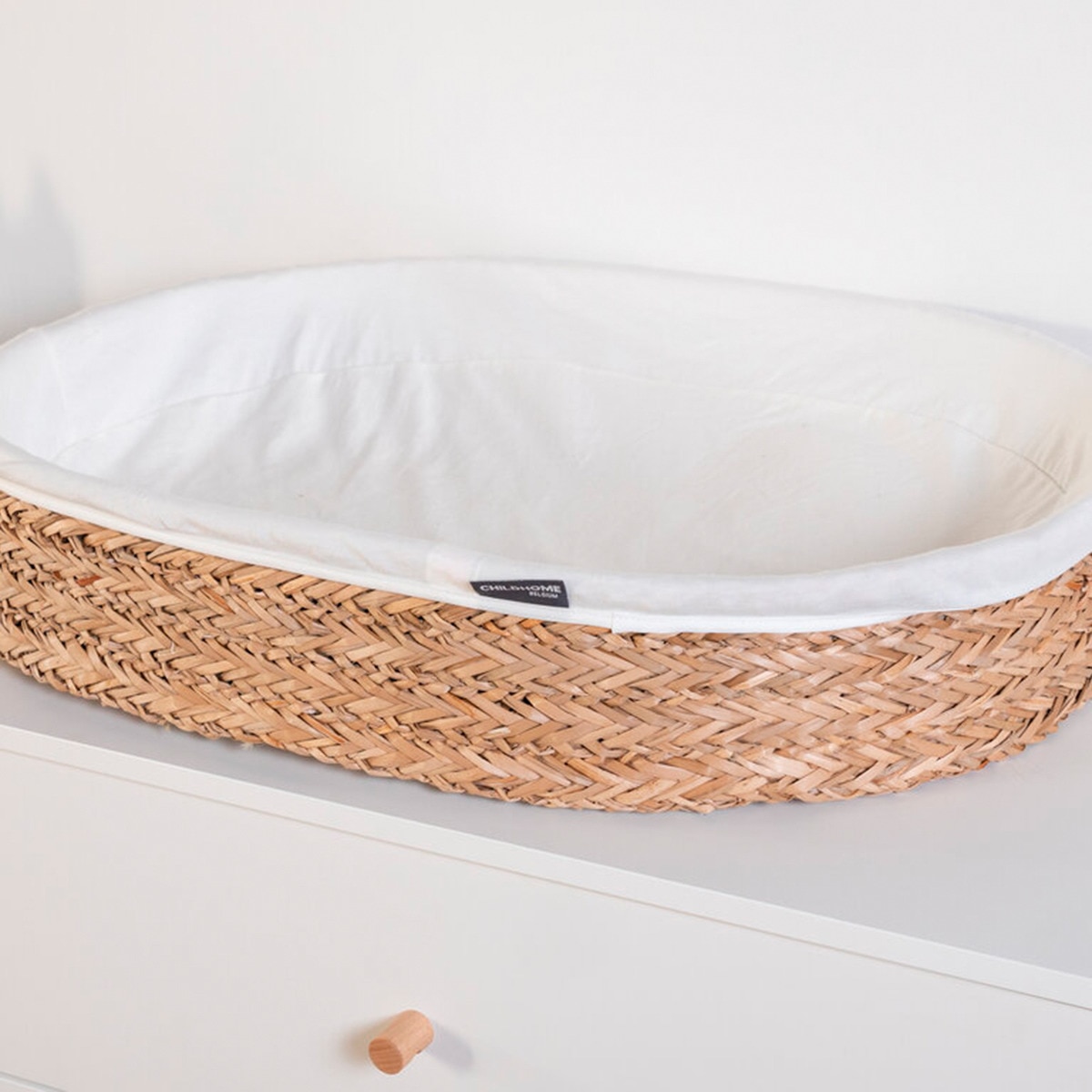 Cesta Muda Fraldas de Vime Multicolor-7