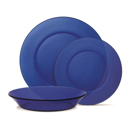 Lot De 18 Assiettes Duralex Lys Transparentes - Vaisselle Verre Résistante, Neuves