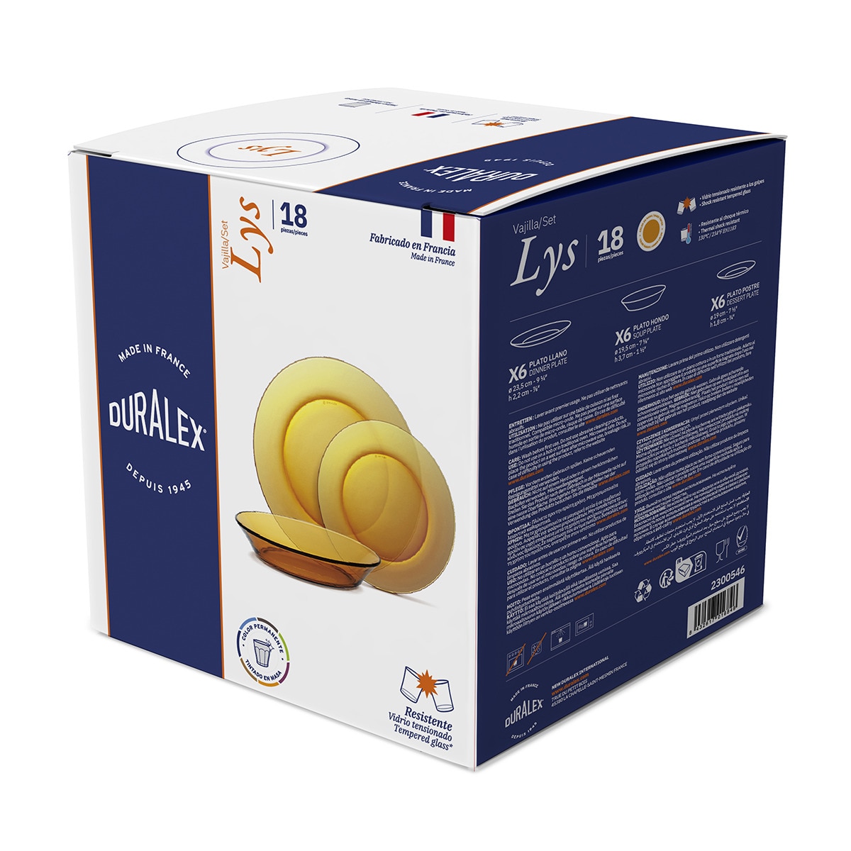 Serviço de Mesa de 18 peças Lys Âmbar-5