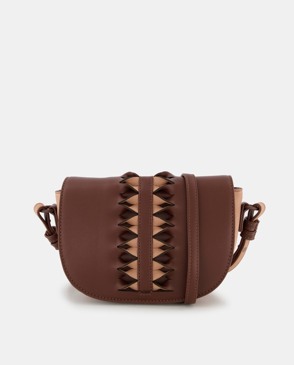 Petit sac à bandoulière à détails contrastants